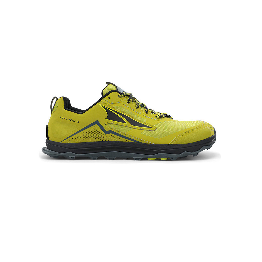 Altra Herr M Lone Peak 5 Trailskor LjusGröna/Svarta 593286AWD